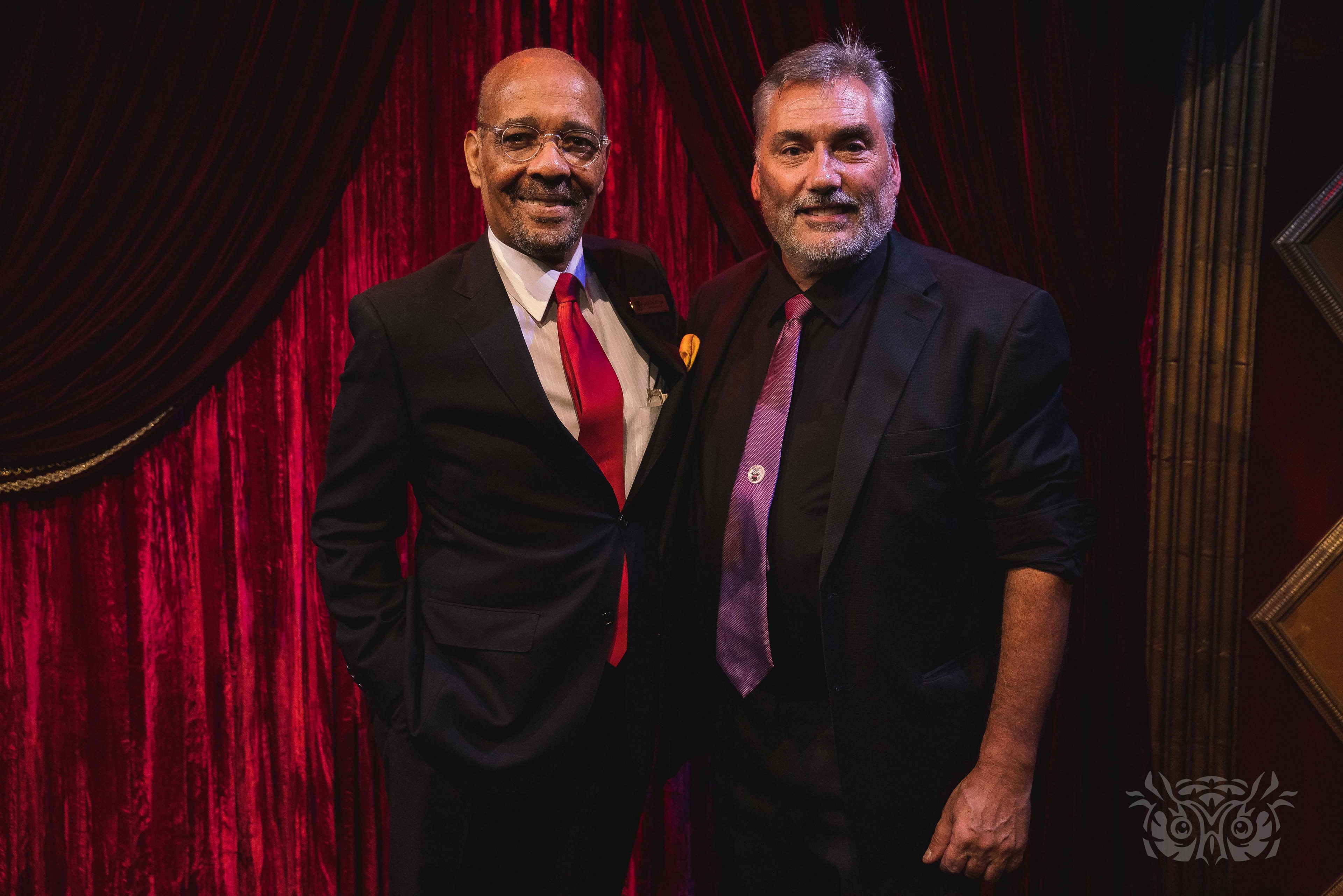 James R. Bentley backstage at The Magic Castle, Hollywood CA